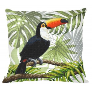 GU 8978-01 Cross stitch pattern - Pillow - Toucan in the tropics