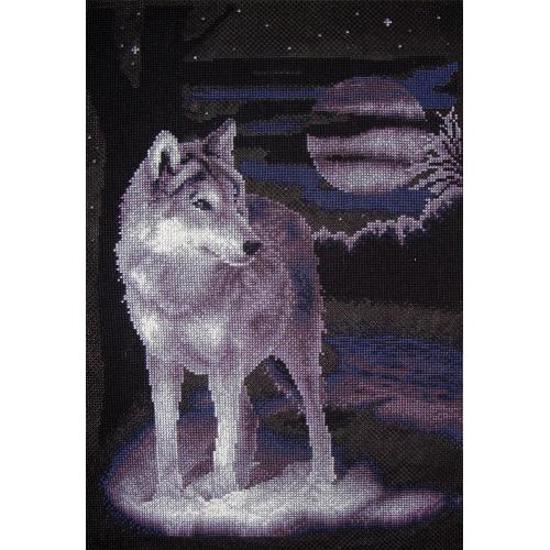 Zestaw z muliną - Biały wilk Zestaw z muliną - Biały wilk