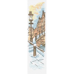 GU 10405 Cross stitch pattern - Bookmark - Bridge of lovers
