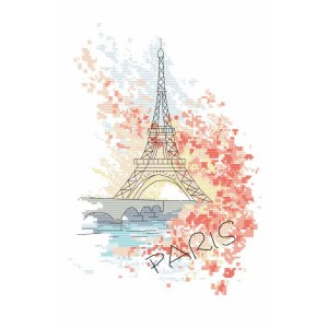 GC 10406 Cross stitch pattern on paper - Parisian charms