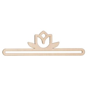 921-04 Wooden hanger 25cm tulip
