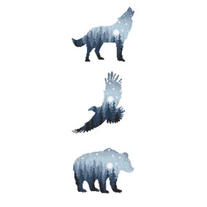 GC 10274 Cross stitch pattern - Forest animals