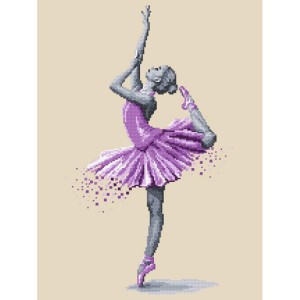 GC 10269 Cross stitch pattern on paper - Ballet dancer - Magic of dance