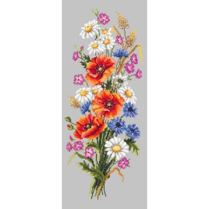 GC 10280 Cross stitch pattern on paper - Bunch of wild flowers
