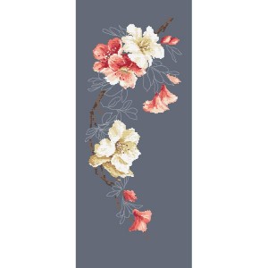GC 10419 Cross stitch pattern - Azalea twig