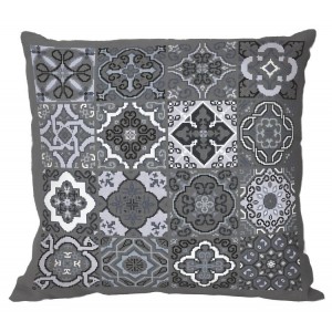 GU 10632-01 Cross stitch pattern - Pillow - Gray tiles