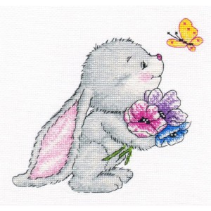 OV 980 Cross stitch kit - Bunny