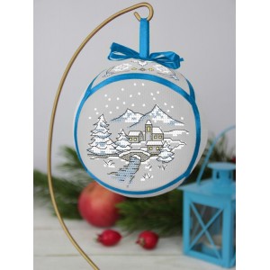 GU 10291 Cross stitch pattern - Christmas ball with a brigde