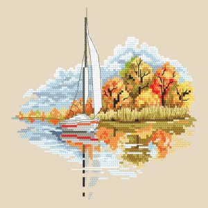 W 10296 Cross stitch pattern PDF - Seasons - Golden autumn