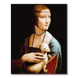 PC4050684 Malowanie po numerach - Dama z gronostajem, L. da Vinci