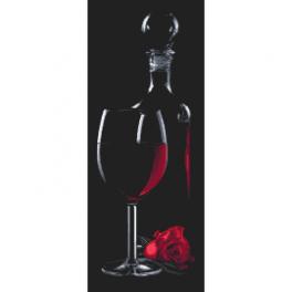 GC 10317 Wzór graficzny - Kieliszek z czerwonym winem