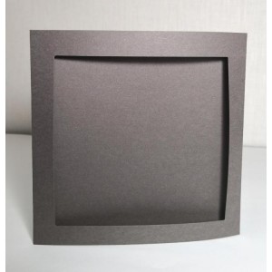 900-14 Big card with a square passe-partout graphite