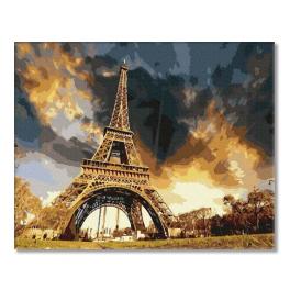 PC4050296 Malowanie po numerach - Pod niebem Paryża